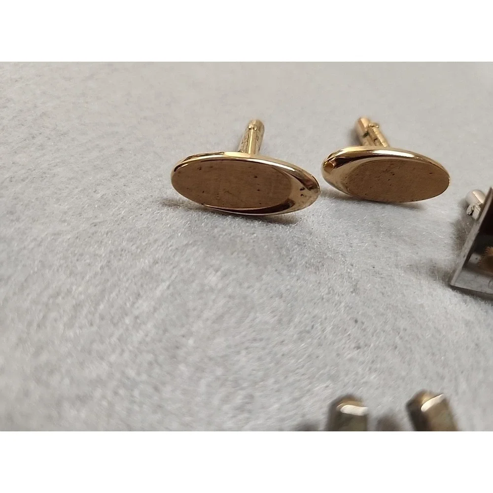Lot Of 6 & Lot Of 2‎ Swank Cufflinks And Tie Clips